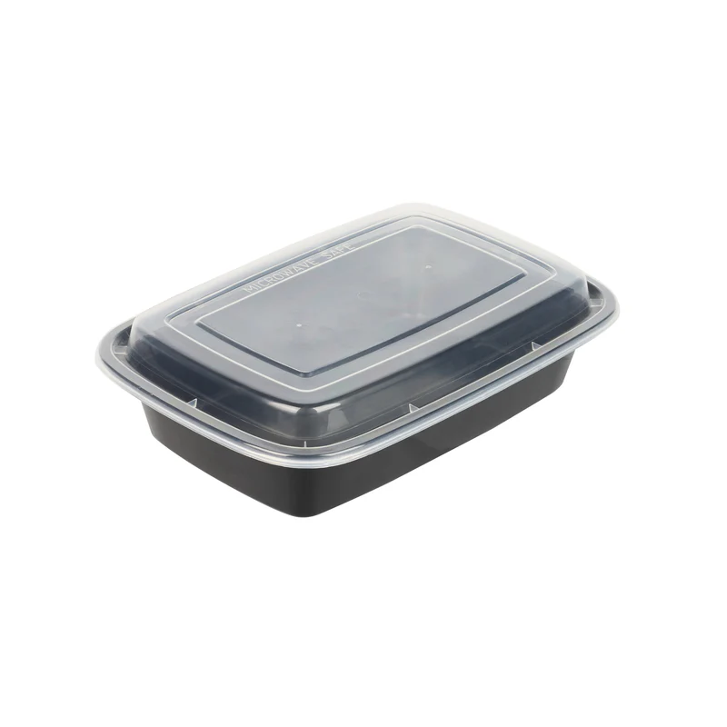 24 oz Rectangular Meal Prep Containers with Lids – 150 Pack | BPA-Free, Leak-Proof, Microwave & Dishwasher Safe