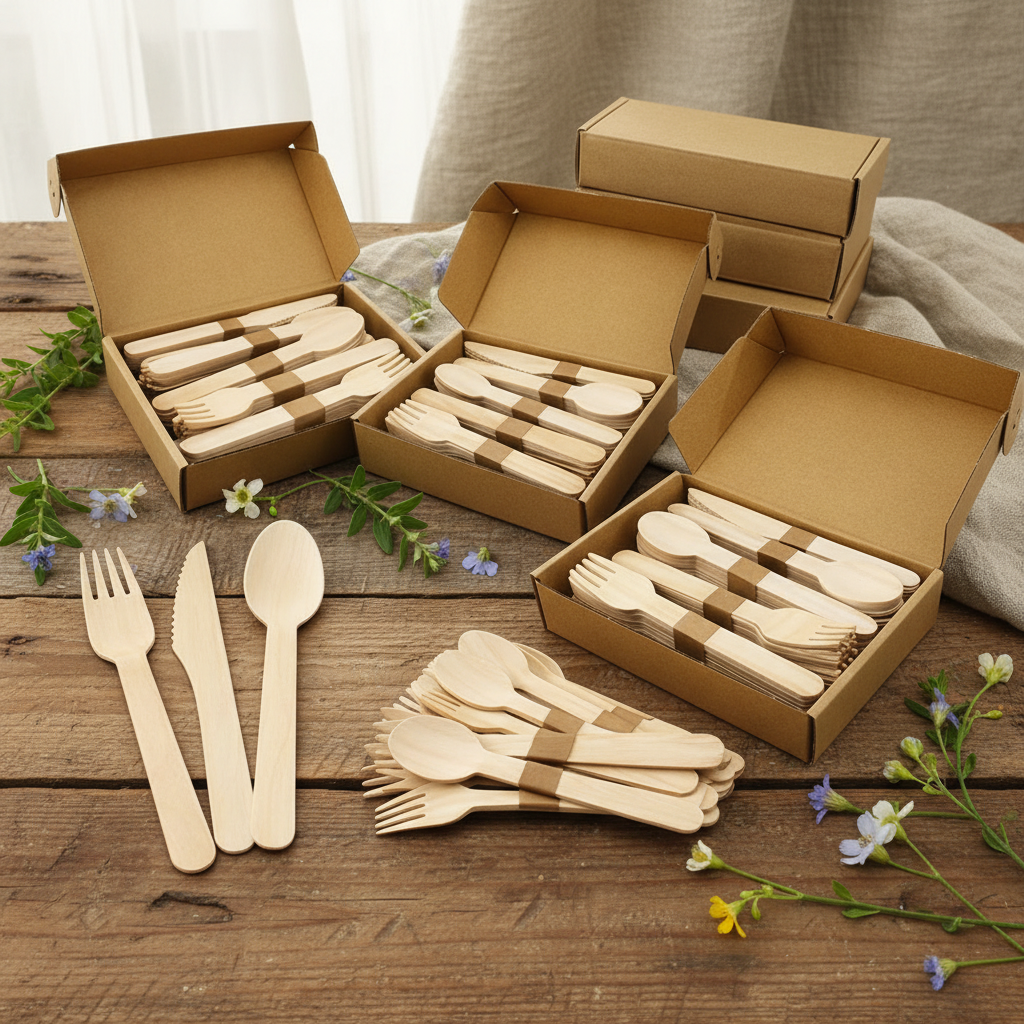 Compostable Cutlery NatureServe 900 Set